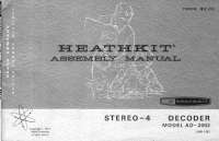 Heathkit AD-2002-Notice-Montage 